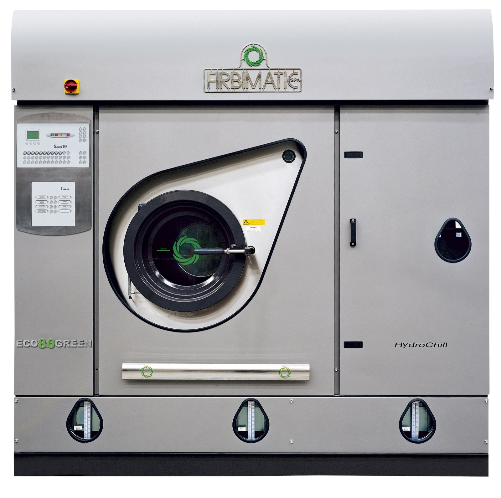 EcoGreen 80 Firbimatic FMB dry-cleaning machine archive model photo from Corbett Equipment records