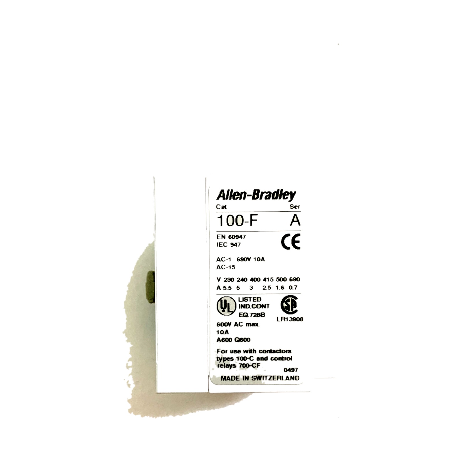 ALLEN BRADLEY AUXILIARY CONTACT 100-FA20 product photo
