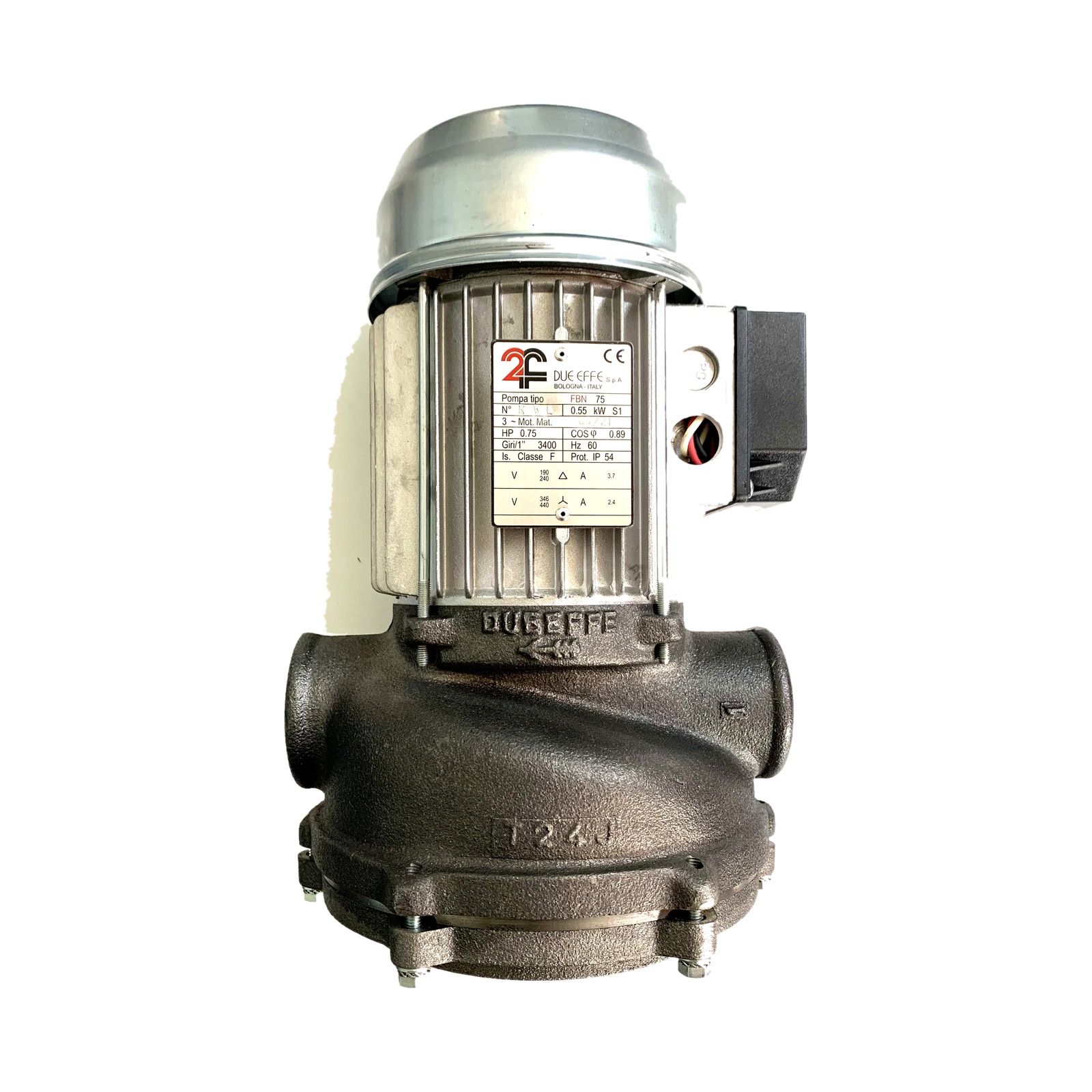 FBN75 Due Effe Pump Motor for Multi-Solvent Machines 0702035 product photo
